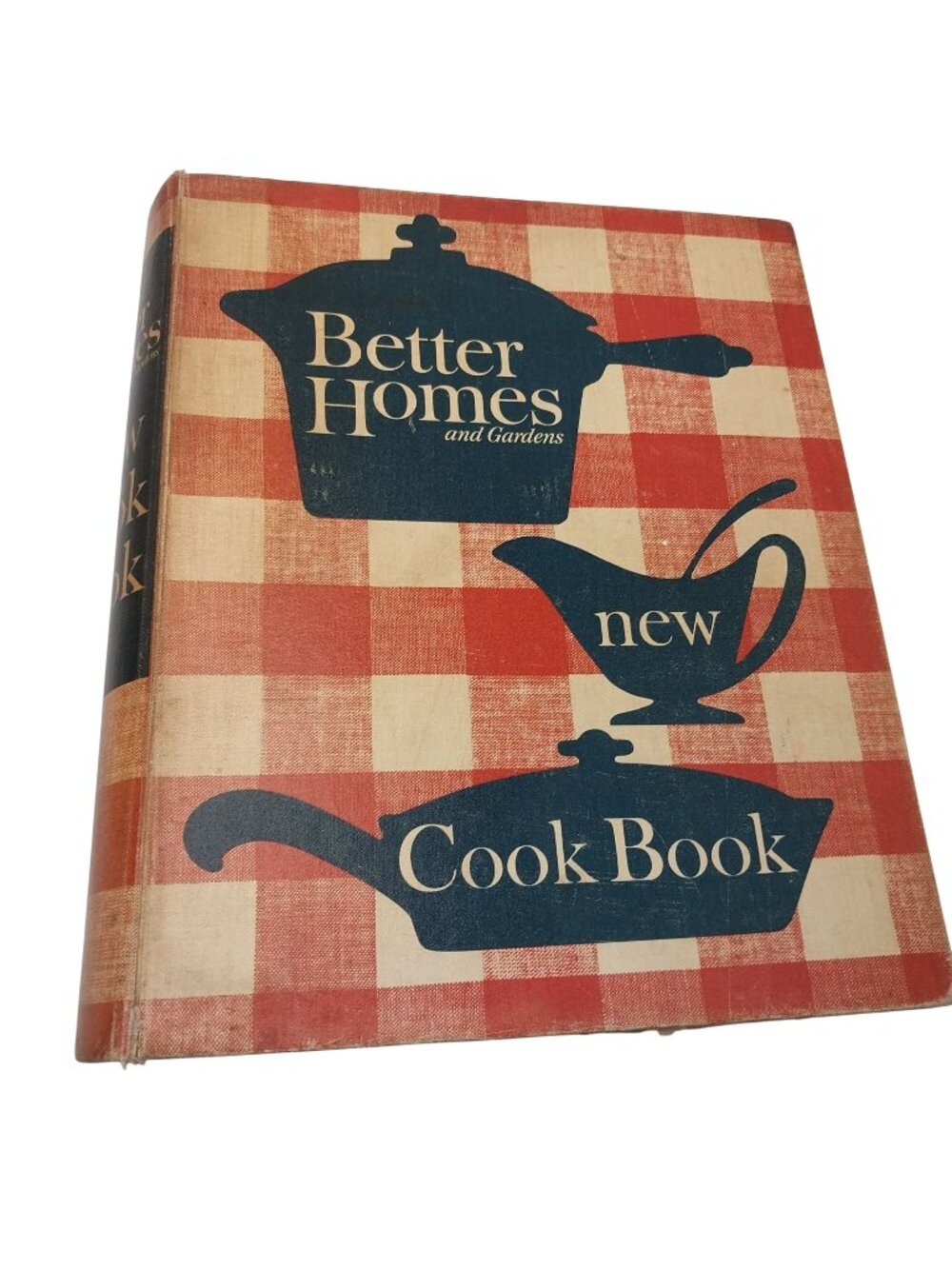 Better Homes & Gardens New Cookbook 5 Ring 1950s Vintage Cook Book Yellow Tabs